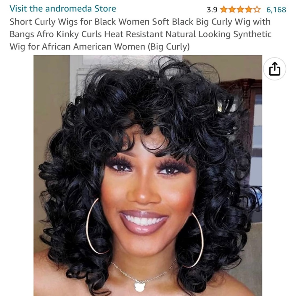 New wig in box